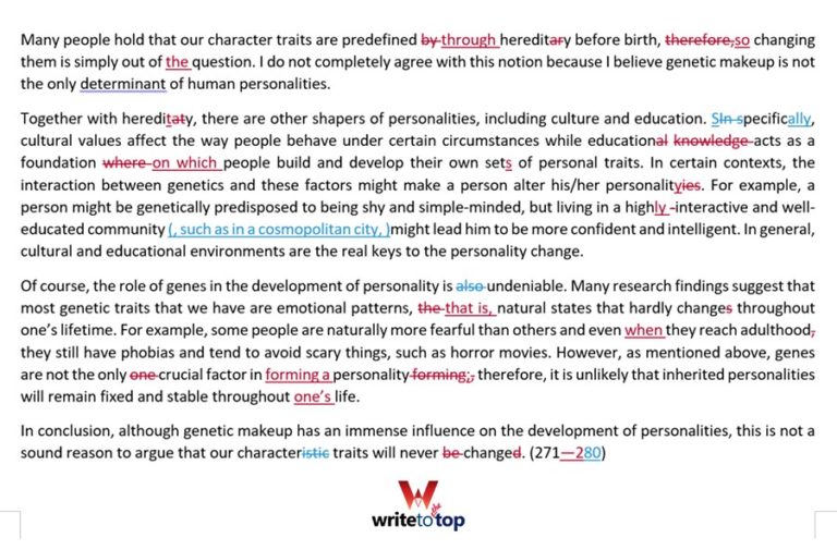 IELTS Essay Topic: Personal character