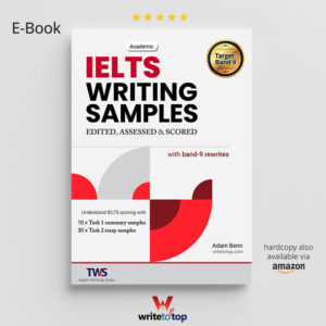 IELTS Writing Samples by Write to the Top